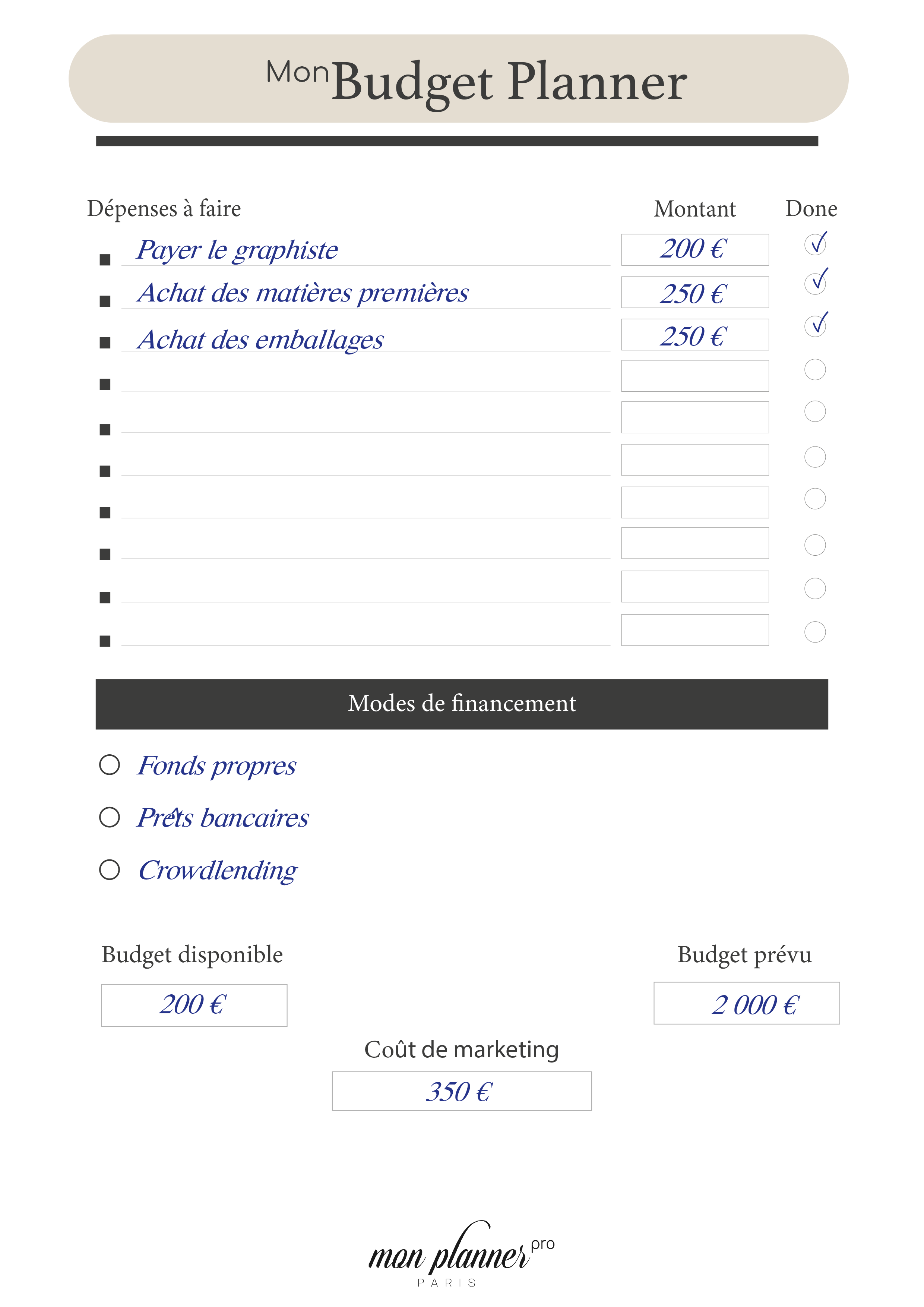 Budget Planner